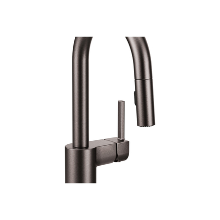 MOEN One-Handle Pulldown Bar Faucet Black Stainless 5965BLS